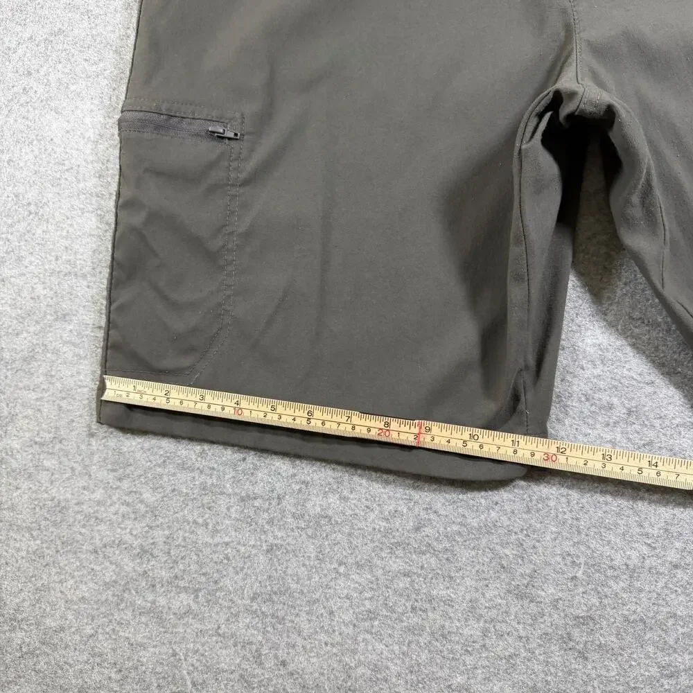Wrangler ATG Cargo Shorts Mens 40 Dark Gray Zippered Pockets Outdoor Hiking